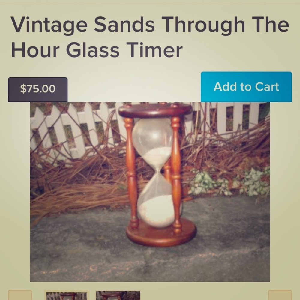 ISO red sand Hourglass